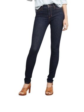 Abercrombie & Fitch Dark Blue High-Rise Skinny Jeans